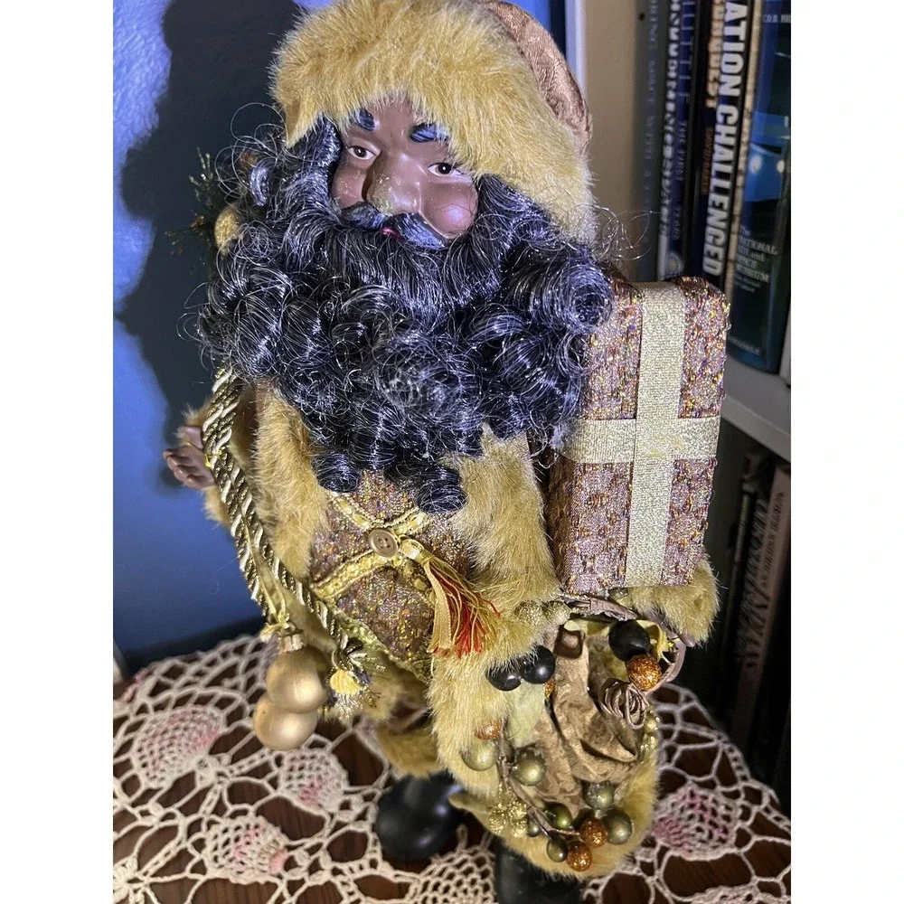 Christmas‎ Collectible Santa Black African American Santa Figure 18